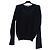 Dior Kaschmirpullover in Schwarz mit Stickereien