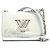 Louis Vuitton Twist PM Schultertasche Silber