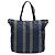 Borsa Satchel Prada Blue Tessuto Stampato