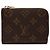 Cartera compacta Louis Vuitton Noa Monogram marrón Castaño