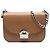Prada Arcade Crossbody in vitello glacé marrone