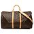 Louis Vuitton Marrone Monogram Keepall Bandouliere 50