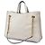 Tote Gucci White Medium Calfskin Horsebit 1955 Chain Bianco - vista 2