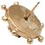 Orecchini Chanel Gold CC placcati oro, perle sintetiche e strass, motivo timone, chiusura a perno D'oro - vista 4