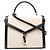 Saint Laurent Cassandra Handtasche aus beige Canvas in Medium