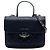 Chanel Blue Small Quilted Goatskin CC Box Flap Blu navy