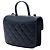 Chanel Blue Small Quilted Goatskin CC Box Flap Blu navy - vista 2