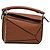 Borsa Nano Puzzle in pelle di vitello marrone LOEWE