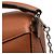 Borsa Nano Puzzle in pelle di vitello marrone LOEWE - vista 7
