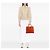 Tote Open Convertible in Vitello Daino arancione Prada - vista 7