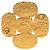 Spilla Chanel Gold CC Placcata Oro Gripoix Clover D'oro - vista 2