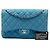 Chanel Blue Jumbo Classic Caviar Double Flap - vista 8