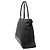 Tote in denim GG nero Gucci - vista 2