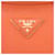 Borsa a Spalla Prada Orange Saffiano Lux Arancione - vista 5