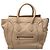 Céline Tote Luggage de piel de becerro granulada marrón Celine Castaño Marrón claro