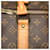 Louis Vuitton Marrone Monogram Keepall 55 - vista 12