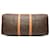 Louis Vuitton Marrone Monogram Keepall 55 - vista 3