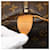 Louis Vuitton Marrone Monogram Keepall 55 - vista 5