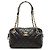 Borsa Chanel Black CC Quilted Lambskin Tweedy Bowler Nero
