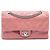 Chanel Pink Medium Classic Washed Lambskin Bijoux Chain Double Flap Rosa