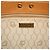 Borsa a tracolla Dior in tela rivestita beige honeycomb - vista 5