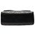 Borsa Chanel Black Quilted Lambskin Kelly Top Handle Bag Nero - vista 3