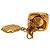 Orecchini Chanel Gold Gold Plated Quilted Diamond Shape Strass Drop Clip On D'oro - vista 3