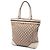 Gucci Mayfair Tote aus beigem GG Canvas - Ansicht 2