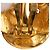 Orecchini Chanel Gold CC Placcati Oro Clover Clip On D'oro - vista 4