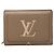 Portafoglio Louis Vuitton Clea Monogram Empreinte Bicolore Beige