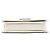 Chanel Flap in pelle di vitello trapuntata bianca Medium con chiusura Octagon CC Bianco Crudo - vista 3