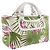 Céline Borsa Boogie in tela bianca con stampa botanica Celine Bianco - vista 2
