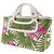 Céline Borsa Boogie in tela bianca con stampa botanica Celine Bianco - vista 3