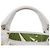 Céline Borsa Boogie in tela bianca con stampa botanica Celine Bianco - vista 8