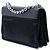 Bolsa transversal Prada Black Saffiano Lux e Tessuto com corrente Preto - vista 2