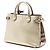 Borsa a tracolla Burberry Gold Medium in pelle metallizzata e House Check D'oro - vista 2