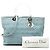 Lady Dior em denim azul grande com alças de acrílico Cannage Azul claro - vista 8