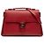 Borsa Gucci Red Medium Dollar Calf Interlocking G Rosso