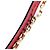 Lady Dior Supple in agnello rosso mini con cannage e borchie - vista 7