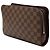 Louis Vuitton Pochette Saint Louis in Damier Ebene marrone - vista 2