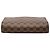 Louis Vuitton Pochette Saint Louis in Damier Ebene marrone - vista 3
