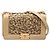Chanel Boy Flap en agneau métallisé tressé marron Old Medium Marron clair
