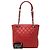 Tote Shopping Petite in Caviar Rosso Chanel - vista 8
