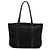 Prada Black Saffiano Trimmed Tessuto Tote Schwarz