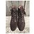Botines Maje de ante marrón con flecos p 39 Castaño - vista 4