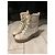 Botas de combate Michael Kors MK Monogram Castaño Beige - vista 7