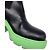 Stivaletti Flash Bottega Veneta in pelle nera e verde Nero - vista 10
