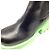 Stivaletti Flash Bottega Veneta in pelle nera e verde Nero - vista 11