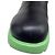 Stivaletti Flash Bottega Veneta in pelle nera e verde Nero - vista 8