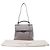 Borsa a mano Jet Set Salvatore Ferragamo in pelle grigia - vista 9